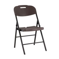 Стул складной банкетный коричневый под дерево