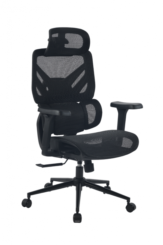 Кресло офисное TopChairs Structo черная сетка