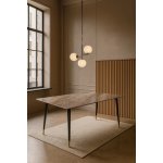 Стол обеденный Рио Гранд MC232-180BR, 180х90х76 см, коричневая керамика/черный