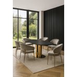 Стол обеденный раскладной Атриум-2 MC3035-120B, 120(30+30)х90х77 см, черная керамика