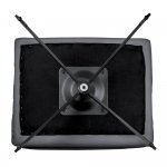 Оттоманка HUG тёмно-серый, экокожа