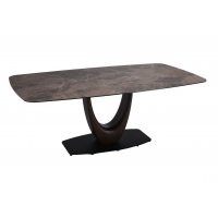 Стол обеденный Римини MC3020-180BR, 180х90х76 см, коричневая керамика