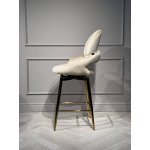 Стул барный Виола BS1376-BG-2, 55х46х105 см, бежевый/золото