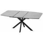 Стол АРИЗОНА 130 БЕТОН ЧИКАГО СВ.СЕРЫЙ / Черный каркас М-City