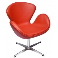 Кресло SWAN STYLE CHAIR красный Кресло SWAN STYLE CHAIR красный