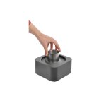 Биокамин настольный "SQUARE", 17x17x25,5 см, из металла, стекла