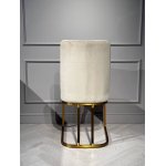 Стул обеденный Пресли DC-3024, 42х44х92, бежевый/матовое золото