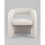 Кресло лаунж Bones жемчужный