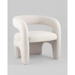 Кресло лаунж Bones жемчужный