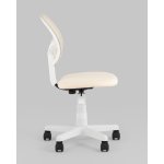 Кресло компьютерное детское ЛОЛО бежевый пластик белый