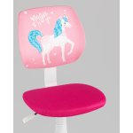 Кресло компьютерное детское ЛОЛО Unicorn, пластик белый
