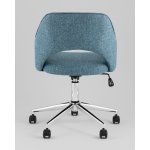 Кресло офисное Кларк рогожка синий