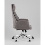 Кресло офисное TopChairs Neoma темно-серый ткань