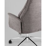 Кресло офисное TopChairs Neoma темно-серый ткань