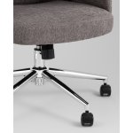 Кресло офисное TopChairs Neoma темно-серый ткань