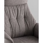 Кресло офисное TopChairs Neoma темно-серый ткань