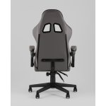 Кресло спортивное TopChairs Commander серо-черный