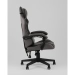 Кресло спортивное TopChairs Commander серо-черный