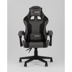 Кресло спортивное TopChairs Commander серо-черный