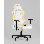 Кресло спортивное TopChairs GMM-080 белый на черной базе
