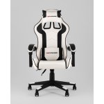 Кресло спортивное TopChairs Shadow бело-черный