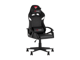 Кресло спортивное TopChairs Warden черно-белый