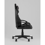 Кресло спортивное TopChairs Warden черно-белый