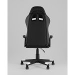 Кресло спортивное TopChairs Warden черно-белый