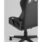 Кресло спортивное TopChairs Warden черно-белый