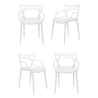 Комплект из 4-х стульев Masters белый