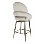 Стул барный Виола BS1376-BG-2, 55х46х105 см, бежевый/золото