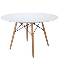 Стол Eames диам.100см, белый