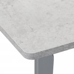 Стол Oslo раскладной 100-130x80x76см, Бетон Лайт, серый Стол Oslo раскладной 100-130x80x76см, Бетон Лайт, серый