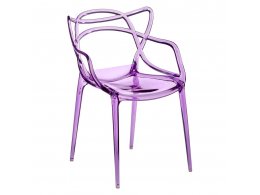 Стул Masters прозрачный сиреневый