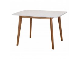 Стол Oslo раскладной 100-130x80x76см, Сосна Рандерс, орех миланский