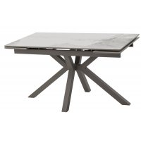 Стол Кентукки ЛАЙТ 140 PANDORA LIGHT, керамика / ЛАТТЕ, М-City