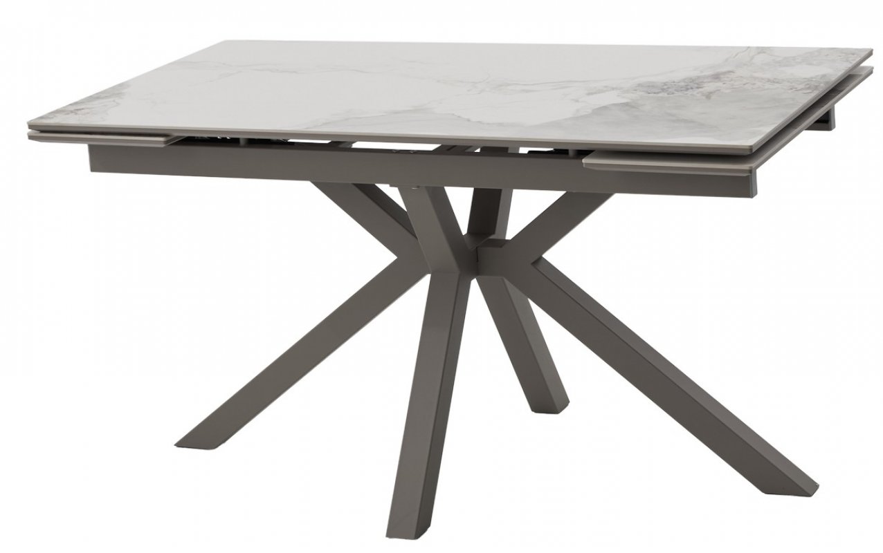 Стол Кентукки ЛАЙТ 140 PANDORA LIGHT, керамика / ЛАТТЕ, М-City