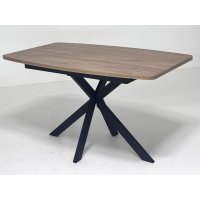 Стол ARKANSAS 130 Дуб Канзас/ Черный М-City