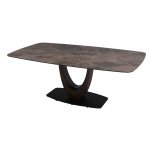 Стол обеденный Римини MC3020-180BR, 180х90х76 см, коричневая керамика