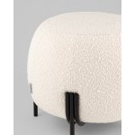Пуф Флик new  ткань букле молочный