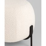 Пуф Флик new  ткань букле молочный