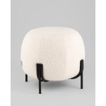 Пуф Флик new  ткань букле молочный