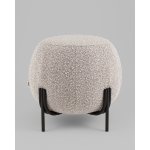 Пуф Флик new ткань букле серо-бежевый