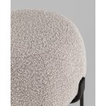 Пуф Флик new ткань букле серо-бежевый