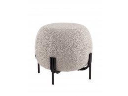 Пуф Флик new ткань букле серо-бежевый