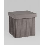 Пуф складной с ящиком Store Square антрацитовый