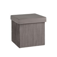 Пуф складной с ящиком Store Square антрацитовый