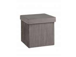Пуф складной с ящиком Store Square антрацитовый
