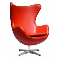 Кресло EGG STYLE CHAIR красный Кресло EGG STYLE CHAIR красный