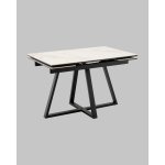 Стол Кассика 120*80 см столешница керамика белый